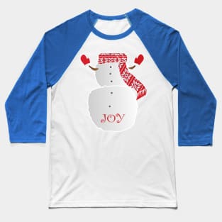 1980s funny matching family christmas snowman Baseball T-Shirt